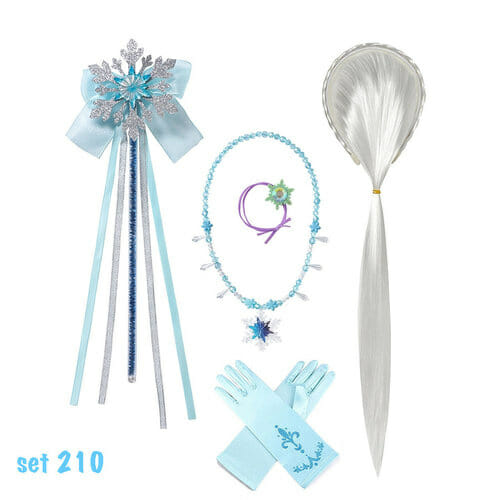 **Aanbieding** Frozen - Elsa jurk + Kroon - prinsessenjurk - € 14,95 - Afbeelding 14