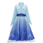 Frozen Elsa prinsessenjurk - volledig set + accessoires - maat 92/98