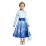 Frozen Elsa prinsessenjurk - volledig set + accessoires - maat 92/98