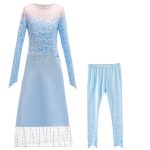 Frozen Elsa prinsessenjurk - volledig set + accessoires - maat 92/98