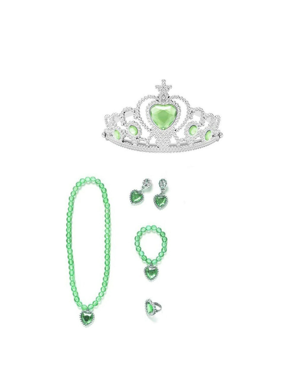Prinses Anna - kroon +juwelen - groen