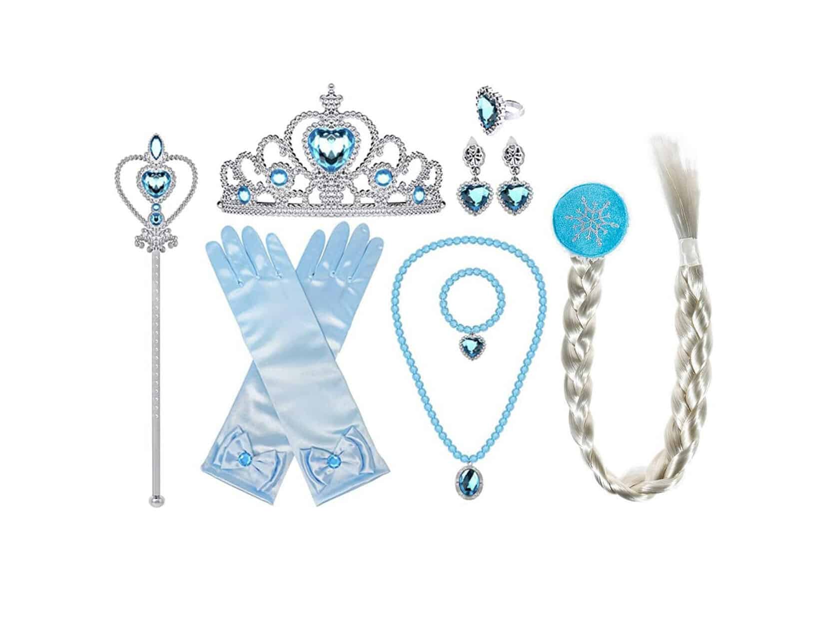 Frozen Elsa - 10-delig accessoireset voor bij je prinsessenjurk