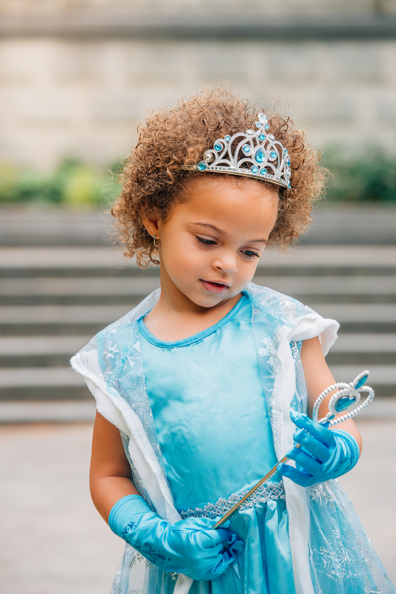 Frozen Elsa prinsessenjurk met cape inclusief accessoires - Afbeelding 4
