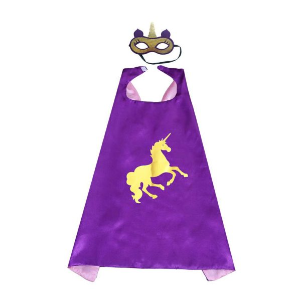 Unicorn cape + masker - Afbeelding 4