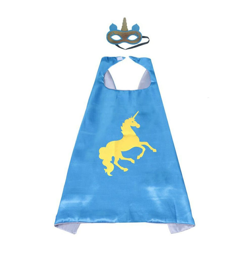 Unicorn cape + masker - Afbeelding 2