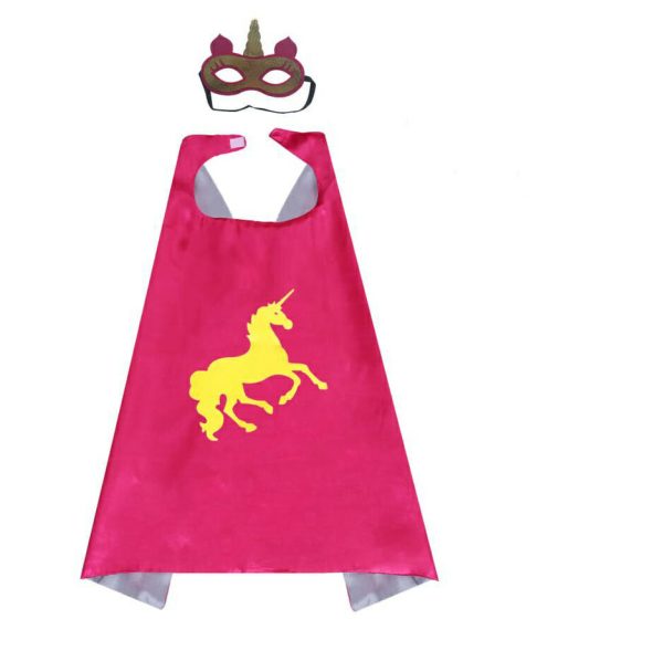 Unicorn cape + masker - Afbeelding 3