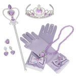 Tiara, toverstaf, handschoenen, sieraden voor bij je Rapunzel jurk