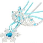 Tiara - kroon - toverstaf lint - Blauw