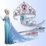Prinsessen speelgoed-tiara-toverstaf-lange roze handschoenen