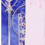 Prinsessen speelgoed-tiara-toverstaf-lange roze handschoenen