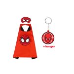 Spiderman cape + masker + sleutelhanger