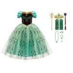 Frozen Anna prinsessenjurk + accessoireset