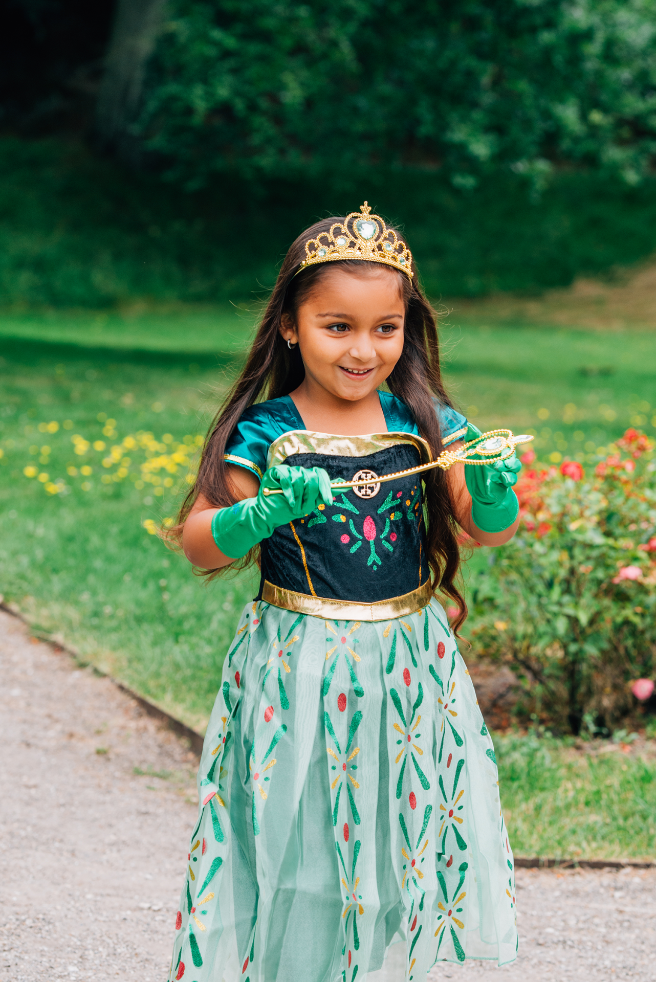 Frozen Anna prinsessenjurk + accessoireset - Afbeelding 7
