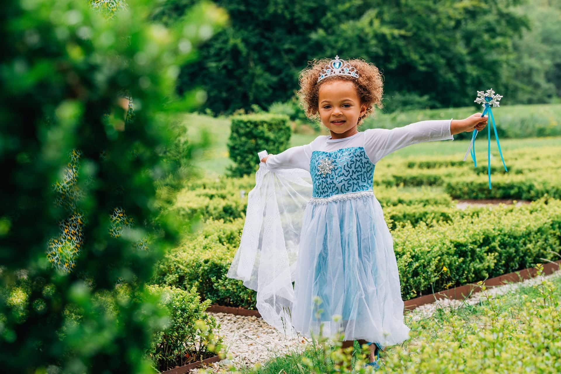 Frozen Elsa + Anna prinsessenjurk + Accessoires - Afbeelding 4