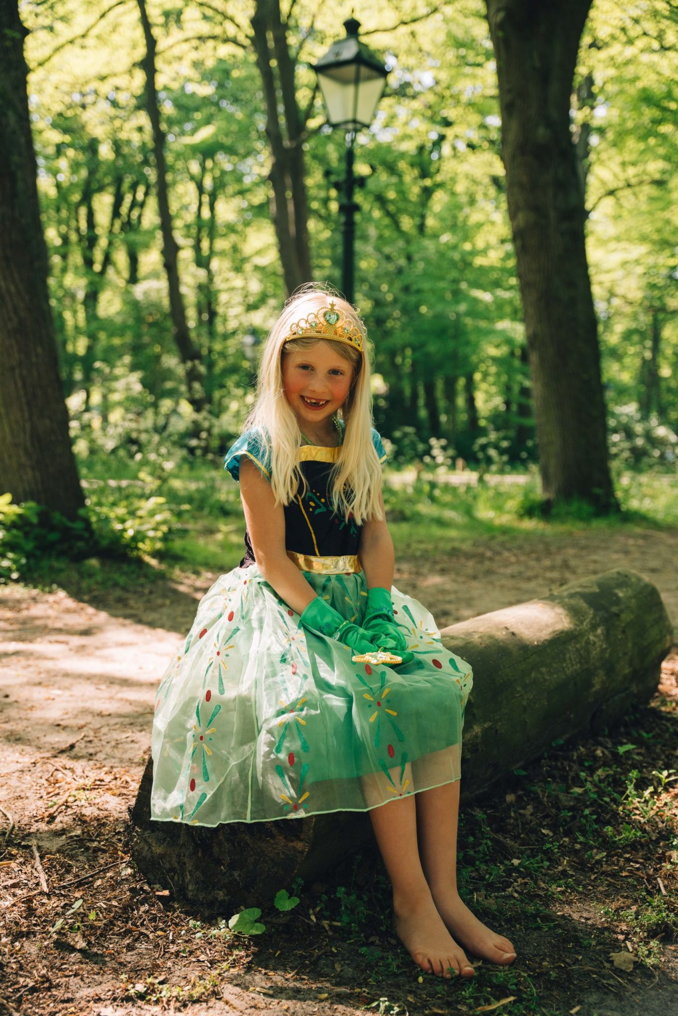 Frozen Anna prinsessenjurk + accessoireset - Afbeelding 4