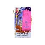 Frozen Anna - toverstaf - tiara - handschoenen - Anna vlechtjes