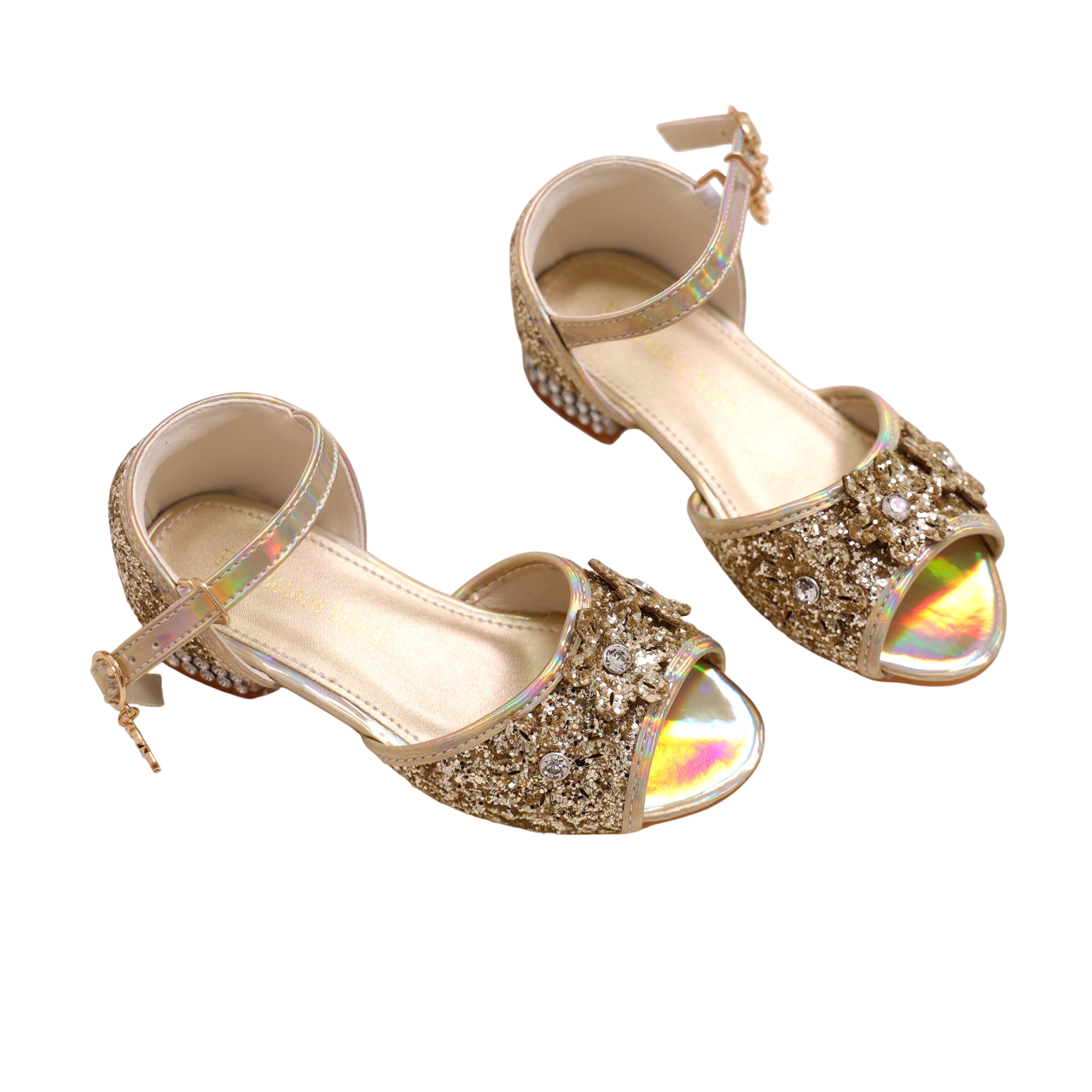Prinsessenschoenen – Livia – Goud + toverstaf/kroon