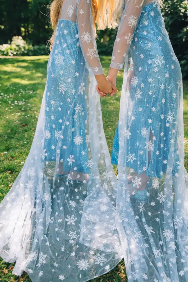 Frozen Deluxe Elsa jurk + accessoires - Afbeelding 4
