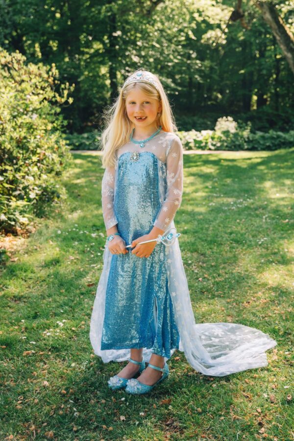 Frozen Deluxe Elsa jurk + accessoires - Afbeelding 6