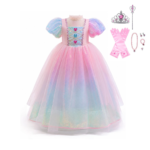 Prinsessenjurk roze met accessoires
