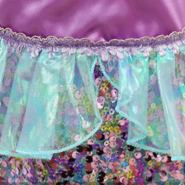 Zeemeermin jurk Lunja- prinsessenjurk + accessoires - Afbeelding 10