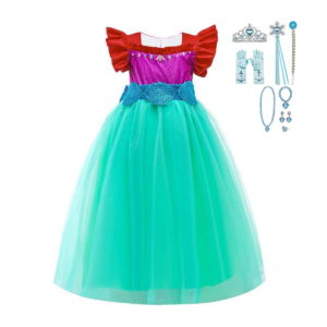 Zeemeermin jurk groen