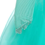 Zeemeermin jurk/Ariel mintgroen - prinsessenjurk + accessoires