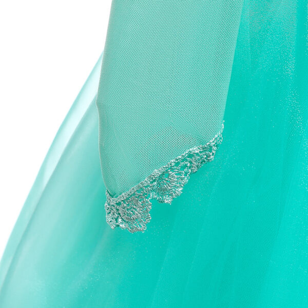 Zeemeermin jurk/Ariel mintgroen - prinsessenjurk + accessoires - Afbeelding 3