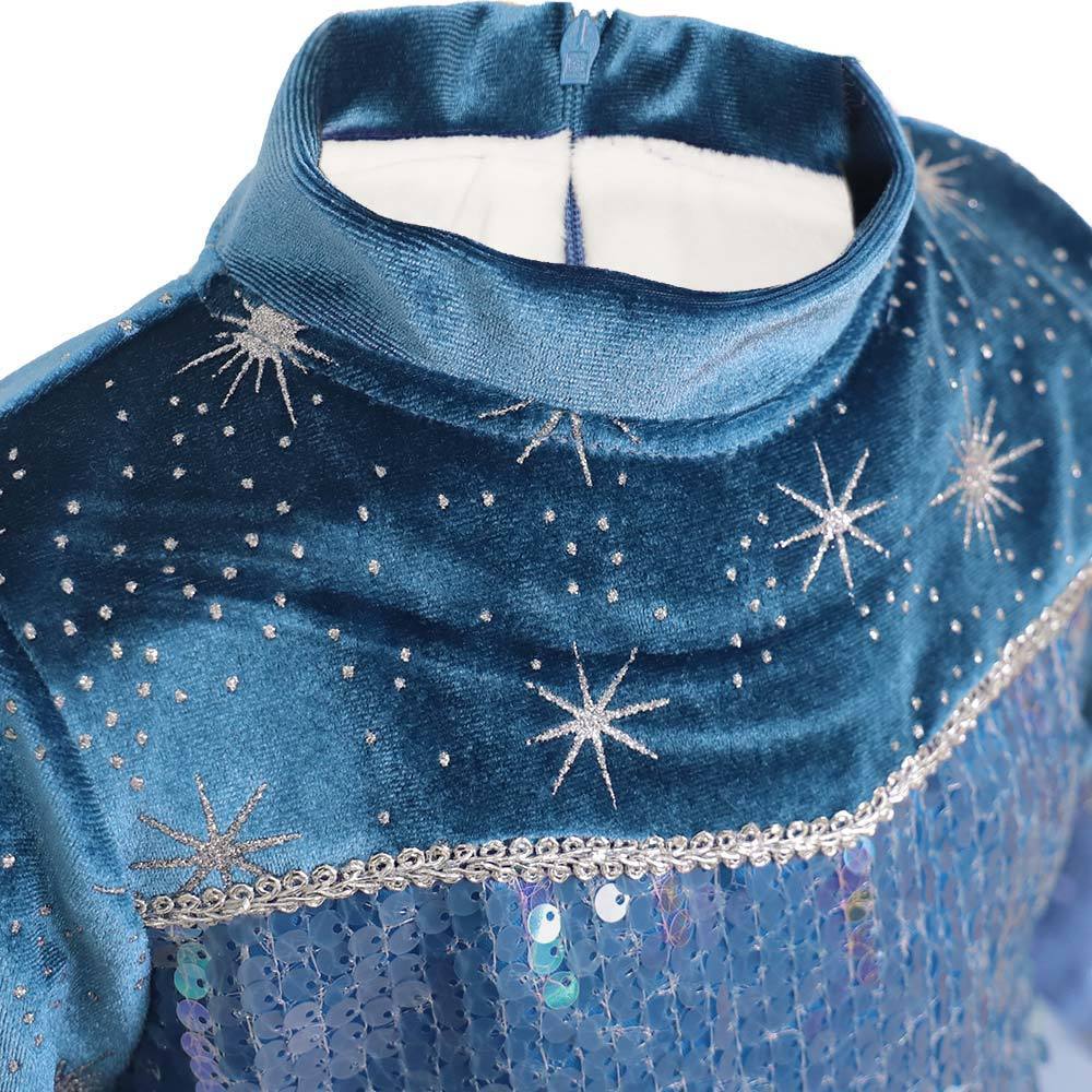 Frozen Elsa jurk Marielle – luxe prinsessenjurk - Afbeelding 5