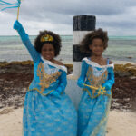 Assepoester / cinderella jurk blauw