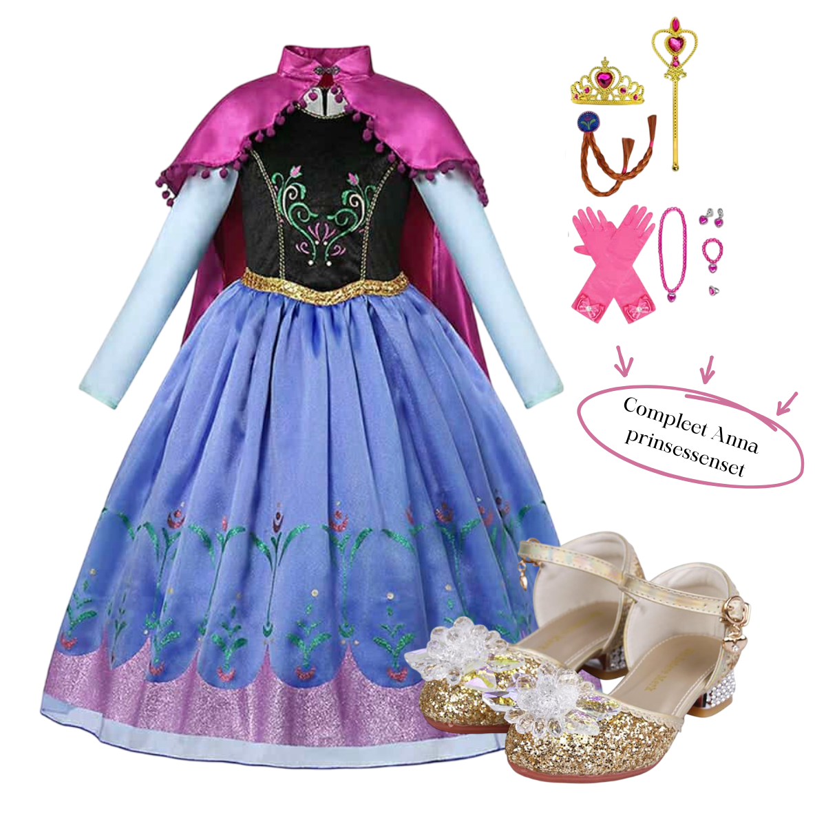 Prinsessenpakket deluxe Frozen Anna