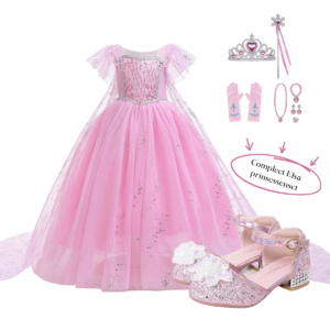 Roze Frozen Elsa prinsessenpakket
