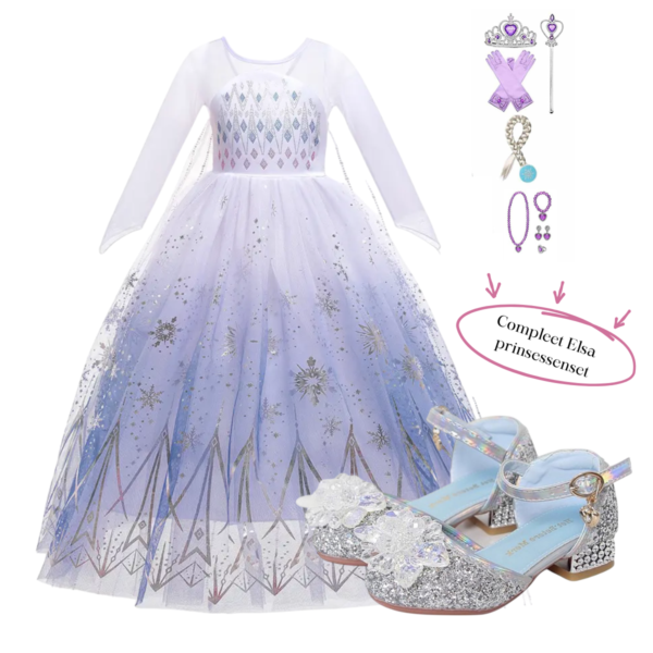 Prinsessenpakket Frozen Elsa wit