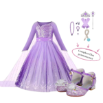prinsessenpakket Frozen Elsa paars
