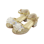 Prinsessenschoenen met hakjes goud