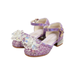 Prinsessenschoenen met hakjes paars