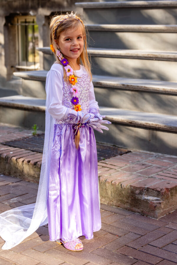 Prinsessenjurk paars Frozen Elsa 2
