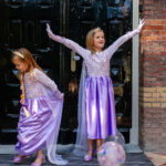 Prinsessenjurk Frozen elsa paars