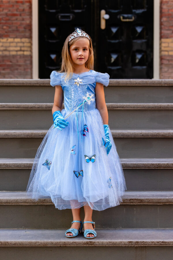 Prinsessenjurk Cinderella blauw