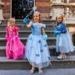Princessenjurk Cinderella blauw