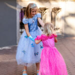 Princessenjurk Cinderella blauw 2