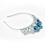 Tiara – Kroon – Snowflake – Celestia – Blauw
