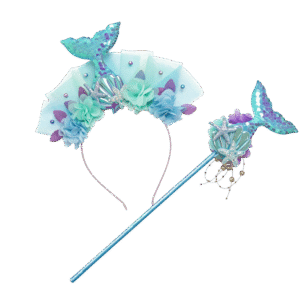 Zeemeermin Tiara + toverstaf